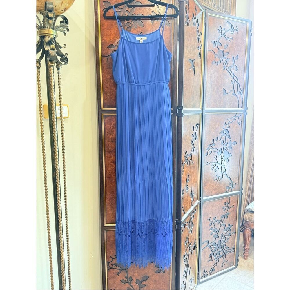YA Los Angeles Royal Blue Maxi Dress – Size L – NWT